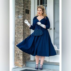 Navy formal dress sz 10